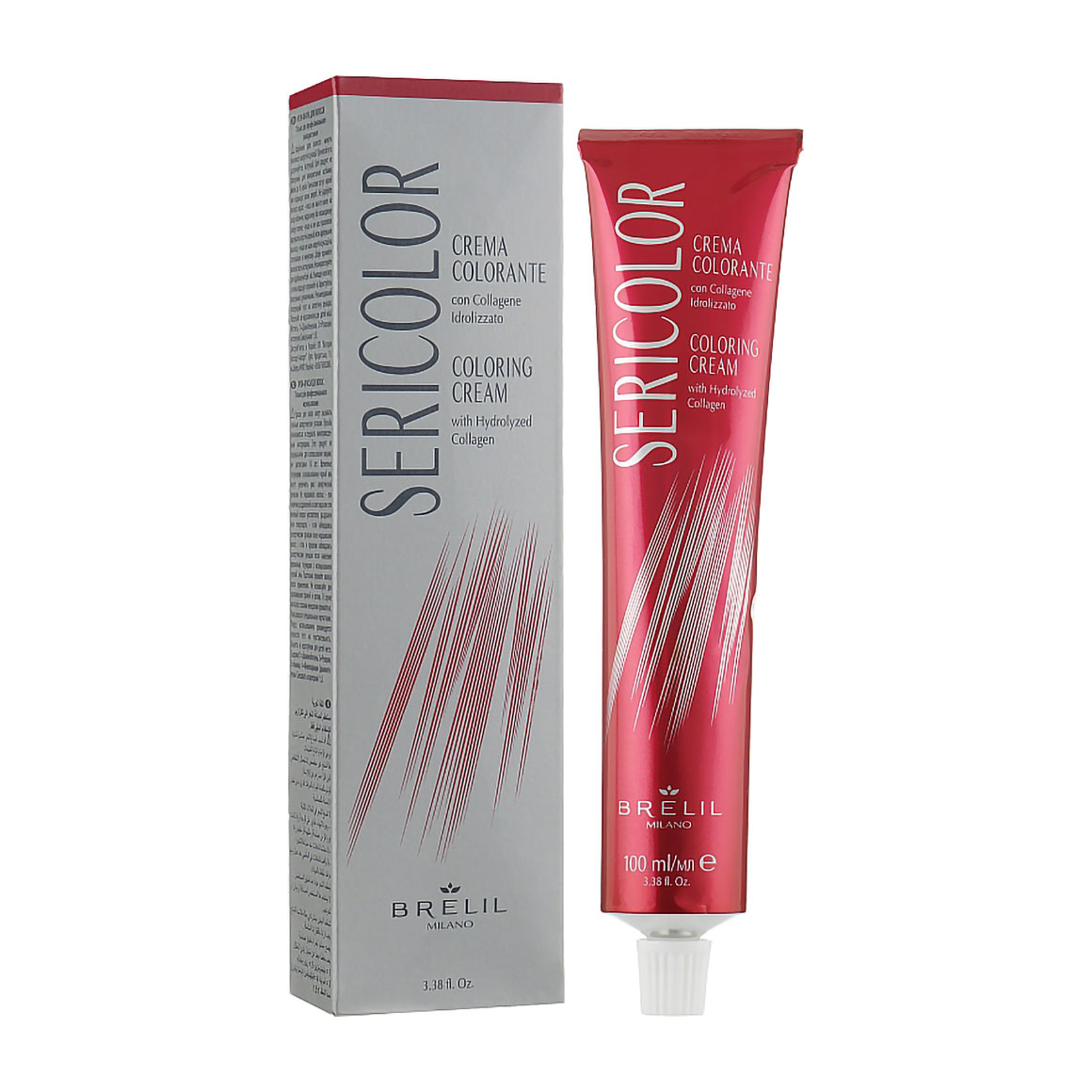 Перманентна фарба для волосся Brelil SeriColor Coloring Cream 5.38 Light Chocolate Brown, 100 мл